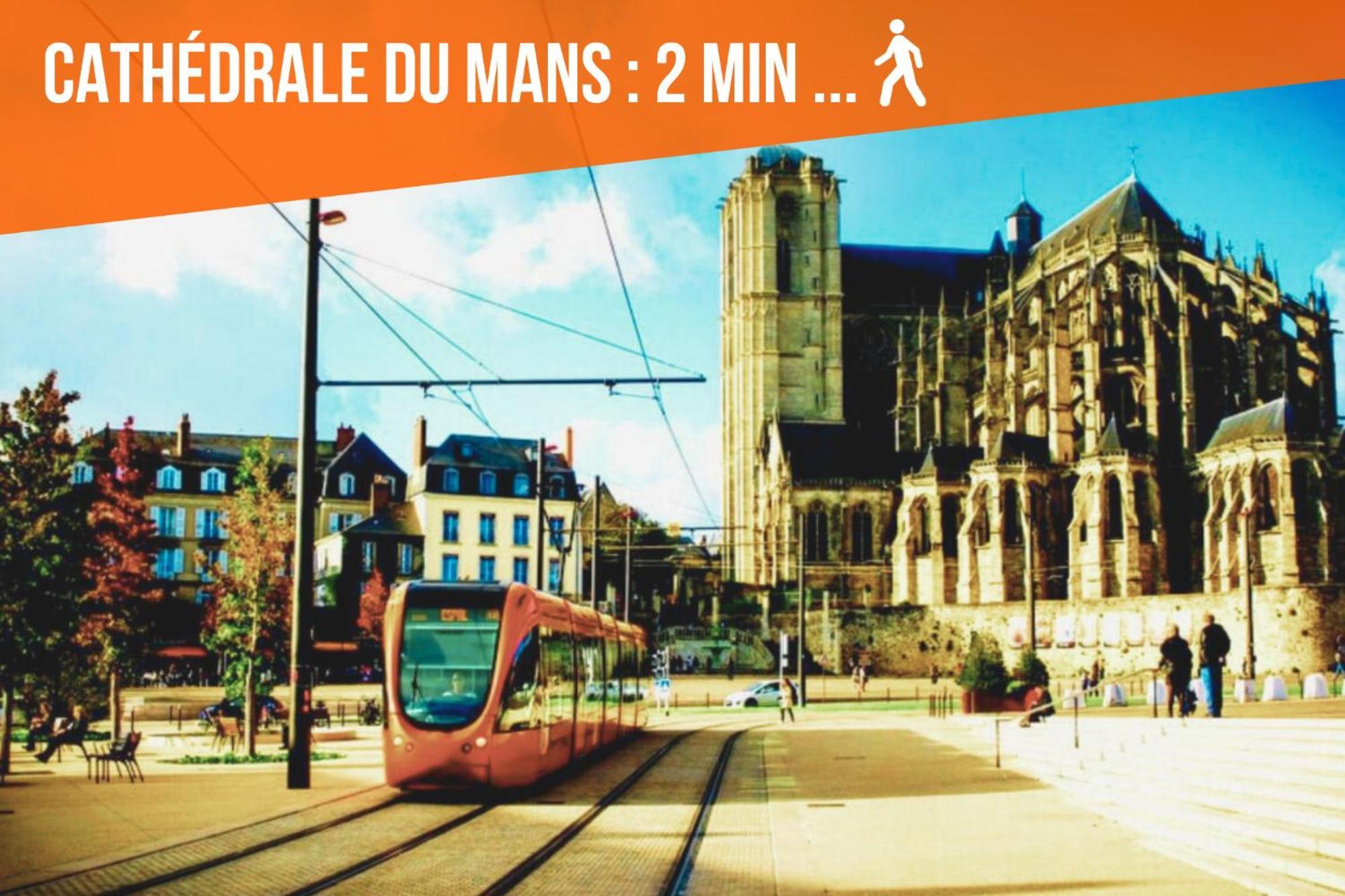 Le Mans City Sweet & Home - Climatise - Netflix - Wifi Fibre - Parking - Proche Circuit Des 24H & Centre-Ville - Accordhebergementconciergerie Экстерьер фото